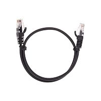 Патч-корд U/UTP CAT 5e RJ45-RJ45 26AWG LSZH черн. 0.5м Rexant 02-0102-05