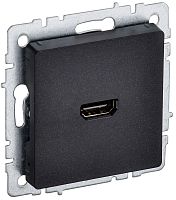 Розетка СП BRITE HDMI РHDMI-0-БрЧ механизм черн. IEK BR-H10-K02