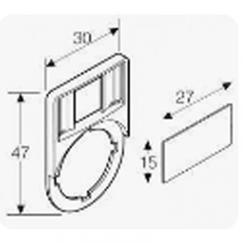 Держатель маркировки LH (10х25мм) Rexant 36-9010 фото 5