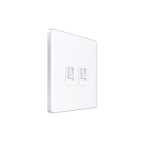 Розетка информационная 2-м СП Systeme Infinity RJ45 кат.6 IP20 арктич. лед SE FSE000188