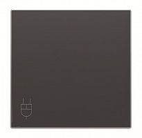 Накладка розетки с крыш. SKY черн. бархат ABB 2CLA858810A1501