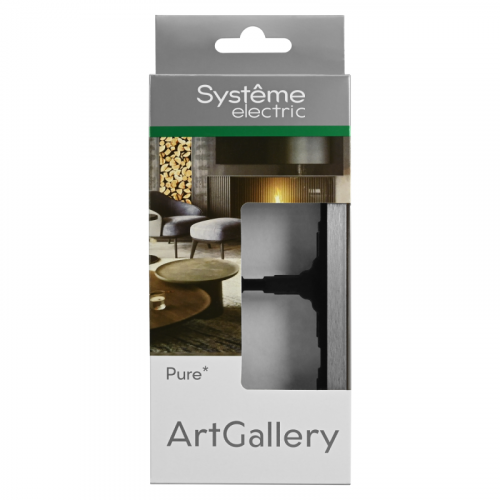 Рамка 2-м ArtGallery Pure метал. алюм. SE GAL312102 фото 2