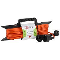 Удлинитель-шнур на рамке 1х20м с заземл. 6А IP20 UFx-1e-3х0.75-20m ПВС 3х0.75 Эра Б0046826