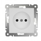 Розетка 1-м СП Karea 10А IP20 без заземл. механизм бел. Makel 57001022