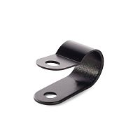 Скоба СНК 9 пластик. черн. (уп.100шт) Fortisflex 103930