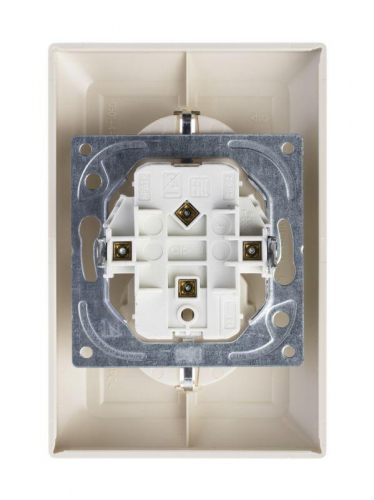Розетка 2-м СП Basic 16А IP20 250В Schuko сл. кость ABB 2CKA002014A1463 фото 4