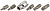 Набор бит дюймSPLINEдюйм CrV (уп.6шт) FIT 57846