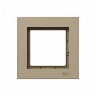 Рамка 1-м Эпика IP44 пластик шампань EKF UP1-FPC-01-44