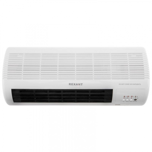 Тепловентилятор электрический настенный PTC 2кВт бел. Rexant 60-0035 фото 2
