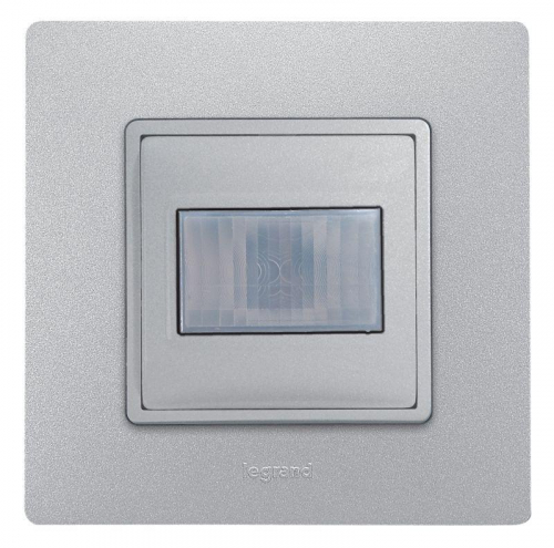 Датчик движения СП Etika без нейтрали 400Вт алюм. Leg 672417 фото 4