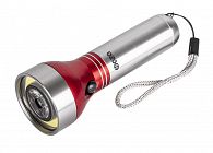 Фонарь ручной AF6-L3W/L1W-rd 3Вт COB 160лм + 1Вт LED 40лм IP44 корпус: алюм. метал. 3хAAA (не в компл.) красн./серебр. ФАZА 5023468