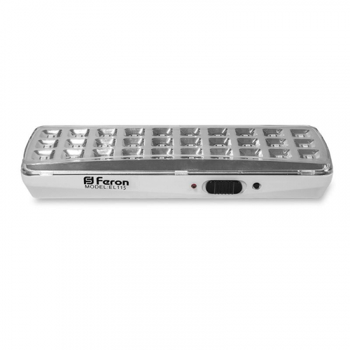 Светильник EL115 30 LED DC аккумуляторный бел. FERON 12668
