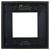 Рамка 1-м SKANDY SK-F21Bl стекло черн. IEK SK-M12-G-K02