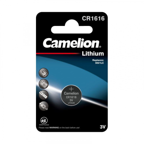Элемент питания литиевый CR1616 BL-1 (блист.1шт) Camelion 3070 фото 2