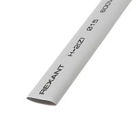 Трубка термоусадочная ТУТ нг 15.0/7.5 сер. 1м (уп.50шт) Rexant 21-5010