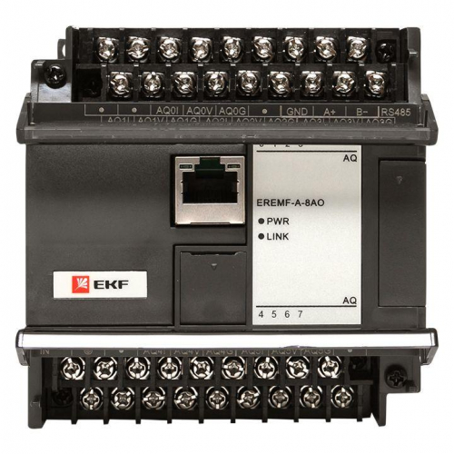 Модуль аналогового вывода EREMF 8 PRO-Logic EKF EREMF-A-8AO фото 5