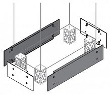 Фланец цоколя 200х800мм (уп.2шт) ABB ZN8002