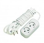 Удлинитель 2х5м без заземл. 10А IP20 Makel MGP104