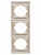Рамка 3-х постовая вертикальная сосна "Лама" TDM