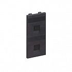 Адаптер на 2 RJ45 коннектора защ. шторки графит SimonConnect S76B-14