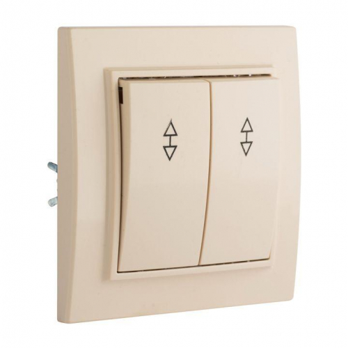 Переключатель проходной 2-кл. СП Минск 10А IP20 беж. EKF ERV10-026-20 фото 4