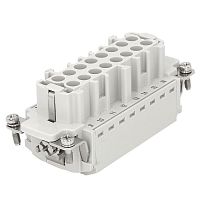 Розетка OptiLink HDC-HE-16-16-FQ-(0.14-2.5) 500В КЭАЗ 352263