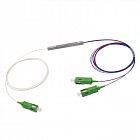 Сплиттер PLC 1х2 0.9мм гильза SC/APC SUPRLAN 09-0414