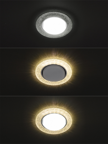 Светильник встраиваемый СВ 03-11 GX53 230В LED подсветка 5 Вт зеркальный/хром TDM фото 4