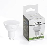 Лампа светодиодная LB-24 5Вт MR16 4000К GU10 230В FERON 51216