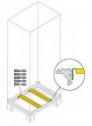 Комплект профиля поперечный Г=1000мм для верт. стоек (2шт) ABB EB1100