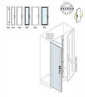 Створка двойной двери 1800х500м ABB EC1880FC5K