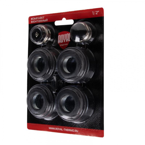 Комплект монтажный 1дюймх1/2дюйм черн. Royal Thermo НС-1614222 фото 7