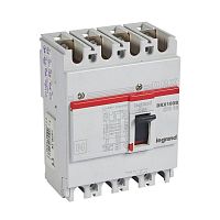 Выключатель автоматический 4п 60А 10кА DRX125 стационарн. Leg 027016