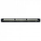 Патч-панель модульная 19дюйм 1U CAT6 24 порта RJ45 экранир. DKC RN6PPF24