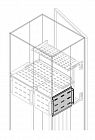 Перегородка верт. боковая H=225мм D=900мм ABB 1STQ008907A0000