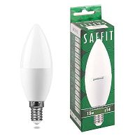 Лампа светодиодная SBC3715 15Вт C37 свеча 6400К E14 230В SAFFIT 55207