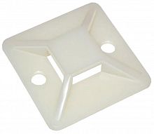 Площадка самоклеящаяся под хомуты PCP-SG 40х40-100WH PA6.6 бел. (уп.100шт) JazzWay 5055087