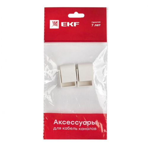 Заглушка 20х10 бел. Plast PROxima (уп.4шт) EKF ecw-20-10x4 фото 7