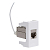 Розетка компьютерная 1-м 1мод. Viva RJ45 кат.6A бел. DKC 45078