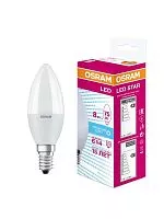 Лампа светодиодная LED Star Classic B 75 7.5W/840 7.5Вт свеча матовая 4000К нейтр. бел. E14 806лм 220-240В пластик. OSRAM 4058075210714