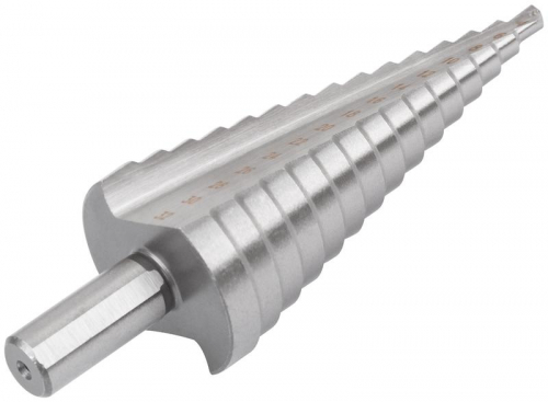 Сверло ступенчатое HSS (Р6М5) по металлу 15 ступеней 4-32мм FIT 36400 фото 5