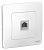 Розетка компьютерная 1-м СП Blanca RJ45 кат.5E бел. SE BLNIS045001