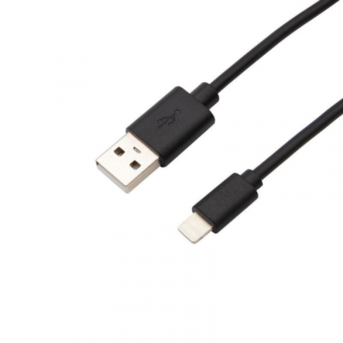 Кабель USB-Lightning 2А 1м черн. ПВХ Rexant 18-7050 фото 3