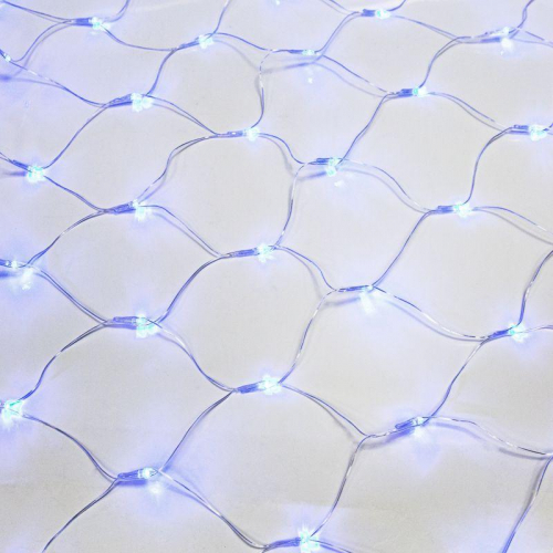 Гирлянда светодиодная "Сеть" 1.8х1.5м 180LED син. 15Вт IP20 провод ПВХ прозр. Neon-Night 215-133 фото 11