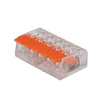 Клемма монтажная рычажного соединения PTC-5P 221-415 450В 32А 0.14-4.0кв.мм (уп.50шт) JazzWay 5050945