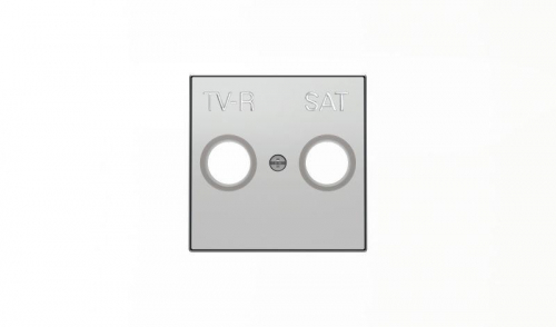 Накладка для TV-R-SAT розетки SKY серебристый алюм. ABB 2CLA855010A1301