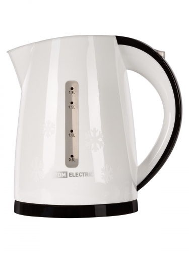 Электрический чайник "Астерия", пластик, окно уровня воды, 1,8 л, 1800 Вт, белый, TDM фото 2