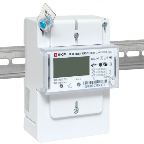 Счетчик SKAT 115E/1-5(60) STIROD 1ф 2т МСК+0 EKF 11503R фото 13