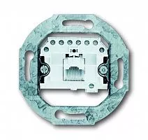 Механизм розетки телеф. 1-м 8 полюсов RJ11/12/RJ45 ISDN кат.3 ABB 2CKA000230A0378