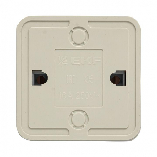 Переключатель проходной 1-кл. ОП Рим 10А IP20 бел. EKF ENV10-025-10 фото 6